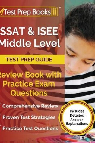 Cover of SSAT and ISEE Middle Level Test Prep Guide