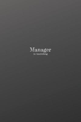 Book cover for Manager in Ausbildung