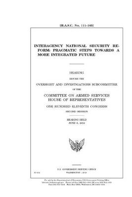 Book cover for Interagency national security reform