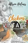 Book cover for VINTAGE CHICKENS and feathered friends coloring book adult