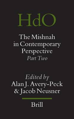 Cover of The Mishnah in Contemporary Perspective