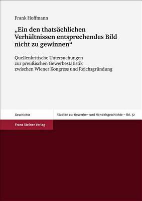 Book cover for Ein Den Thatsachlichen Verhaltnissen Entsprechendes Bild Nicht Zu Gewinnen