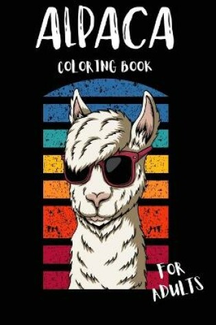 Cover of Alpaca Colouring Book for Adults