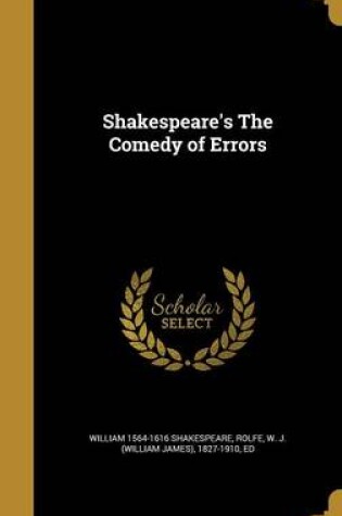 Cover of Shakespeare's the Comedy of Errors