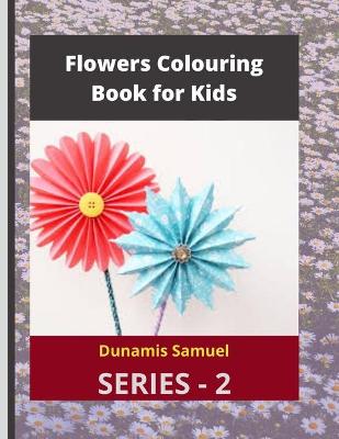 Book cover for Flowers Colouring Book for Kids