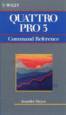 Book cover for Quattro Pro 3