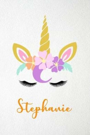 Cover of Stephanie A5 Lined Notebook 110 Pages