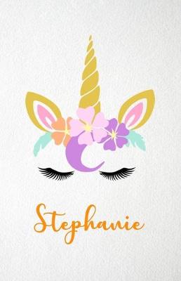 Book cover for Stephanie A5 Lined Notebook 110 Pages