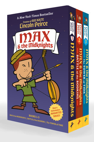 Cover of Max and the Midknights Paperback 3-Book Boxed Set