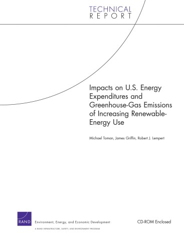 Cover of Impacts on U.S. Energy Expenditures and Greenhouse-gas Emissions of Increasing Renewable-energy Use