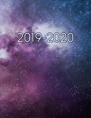 Book cover for 2019-2020 Dated Academic Planner Cosmic Nebula