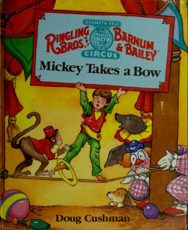 Book cover for Mickey Takes a Bow