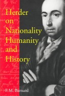 Cover of Herder on Nationality, Humanity, and History