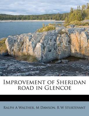 Book cover for Improvement of Sheridan Road in Glencoe