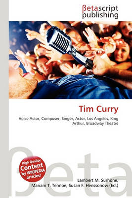 Book cover for Tim Curry