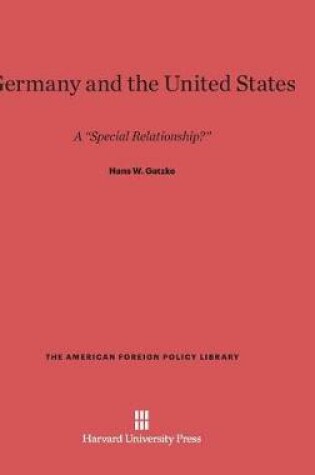 Cover of Germany and the United States