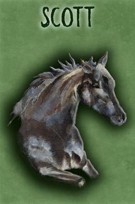 Book cover for Watercolor Mustang Scott