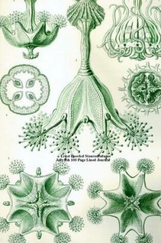 Cover of Ernst Haeckel Stauromedusae Jellyfish 100 Page Lined Journal