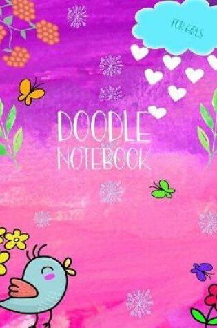 Cover of Doodle Notebook For Girls