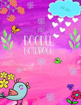 Book cover for Doodle Notebook For Girls