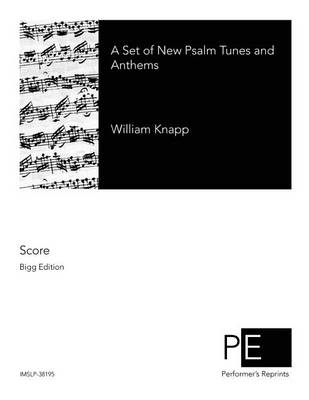 Book cover for A Set of New Psalm Tunes and Anthems