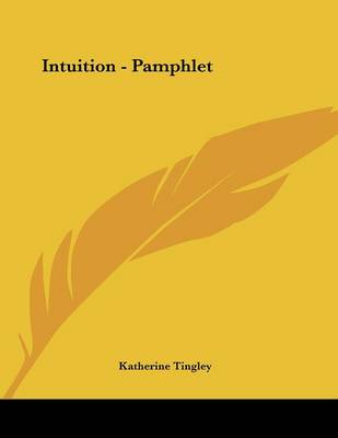 Book cover for Intuition - Pamphlet