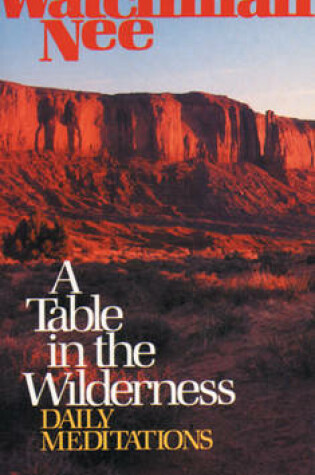 Cover of A Table in the Wilderness
