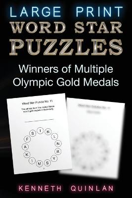 Book cover for Word Star Puzzles - Winners of Multiple Olympic Gold Medals