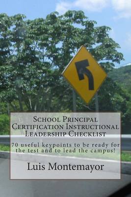Book cover for School Principal Certification Instructional Leadership Checklist