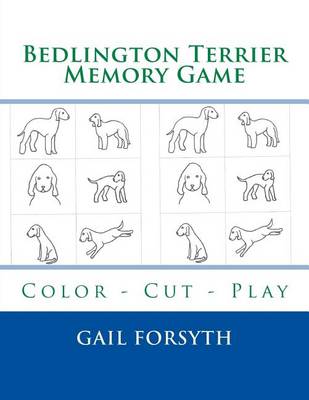 Book cover for Bedlington Terrier Memory Game