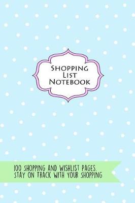 Book cover for Shopping List Notebook