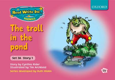 Cover of Read Write Inc Phonics Fiction Set 3A Pink The Troll in the Pond