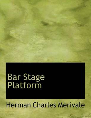 Book cover for Bar Stage Platform