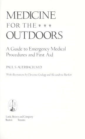 Cover of Medicine for the Outdoors