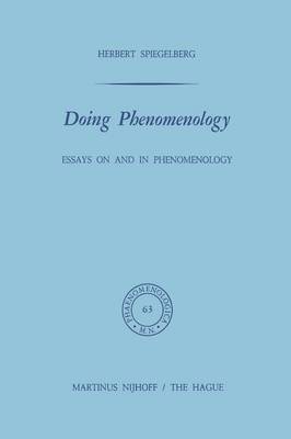 Cover of Doing Phenomenology