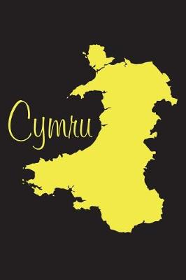 Book cover for Cymru - National Colors 101 - Black and Yellow - Lined Notebook with Margins - 6X9