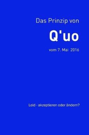 Cover of Das Prinzip von Q'uo (7. Mai 2016)