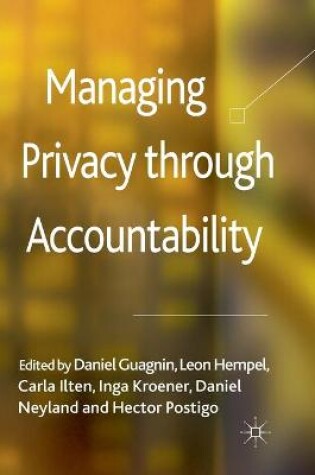 Cover of Managing Privacy through Accountability