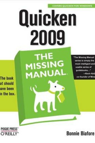Cover of Quicken 2009: The Missing Manual