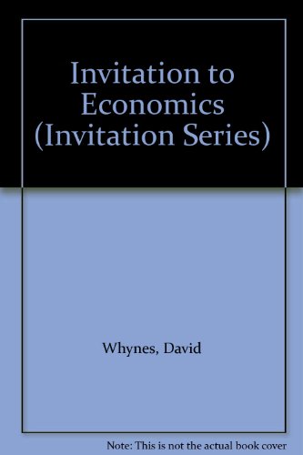 Cover of Invitation to Economics