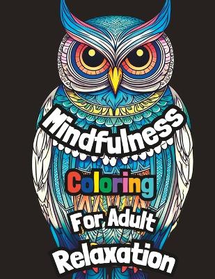 Book cover for Mindfulness Coloring For Adult Relaxation