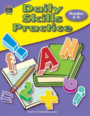 Book cover for Daily Skills Practice Grades 3-4
