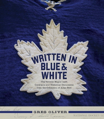 Book cover for Written In Blue And White