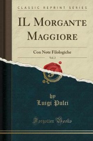 Cover of Il Morgante Maggiore, Vol. 2