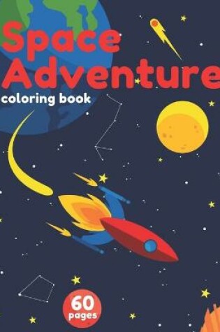 Cover of Space Adventure coloring book