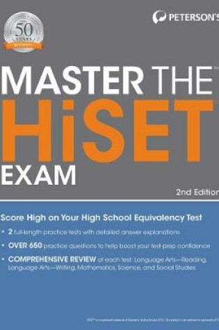 Cover of Master the HiSET Exam, 2nd edition