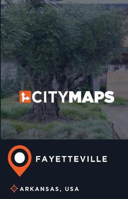 Book cover for City Maps Fayetteville Arkansas, USA