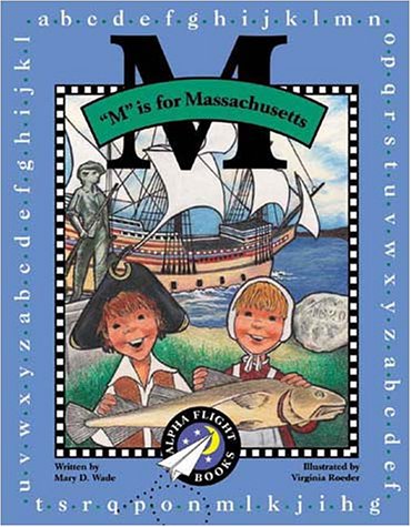Book cover for "M" is for Massachusetts