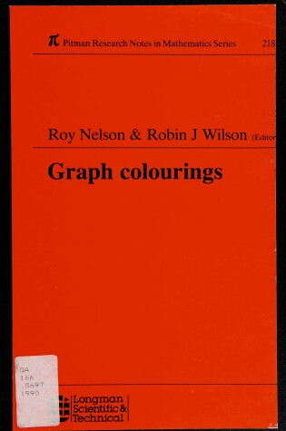 Cover of Graph Colourings