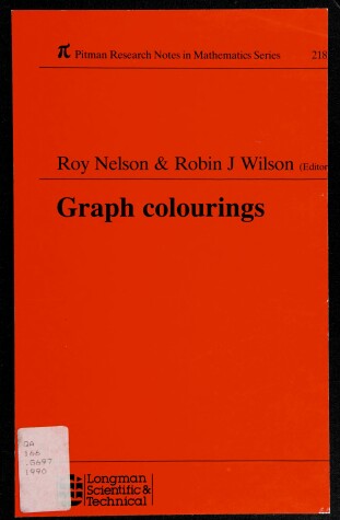 Book cover for Graph Colourings